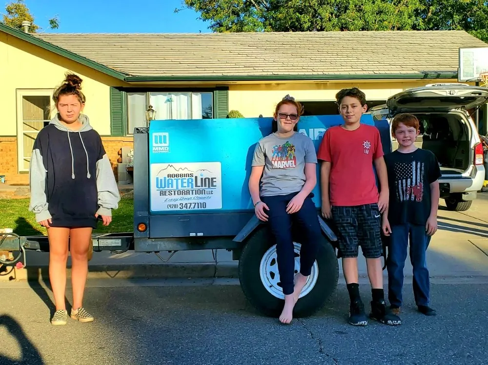 Slide of Robbins Water Line Restoration