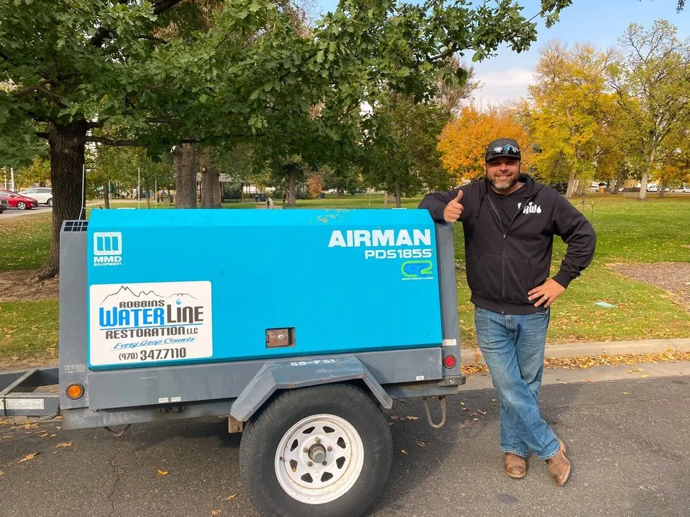 Slide of Robbins Water Line Restoration