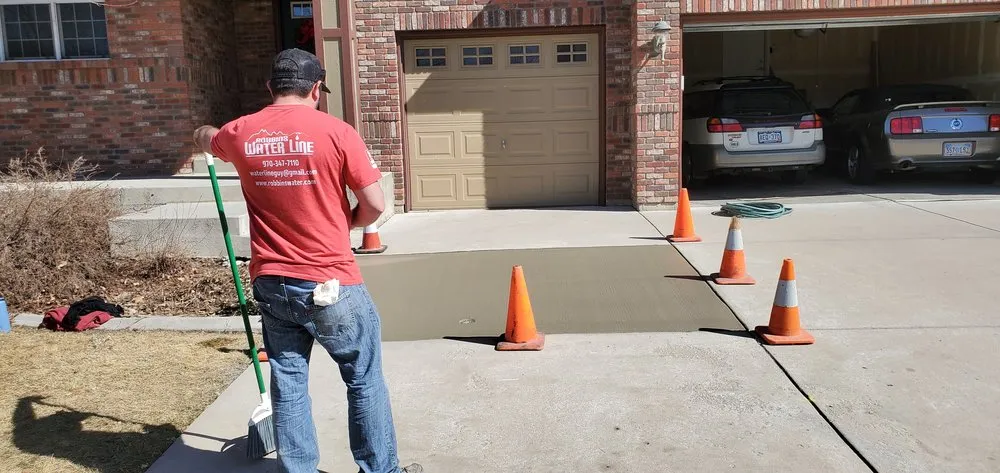 Slide of Robbins Water Line Restoration