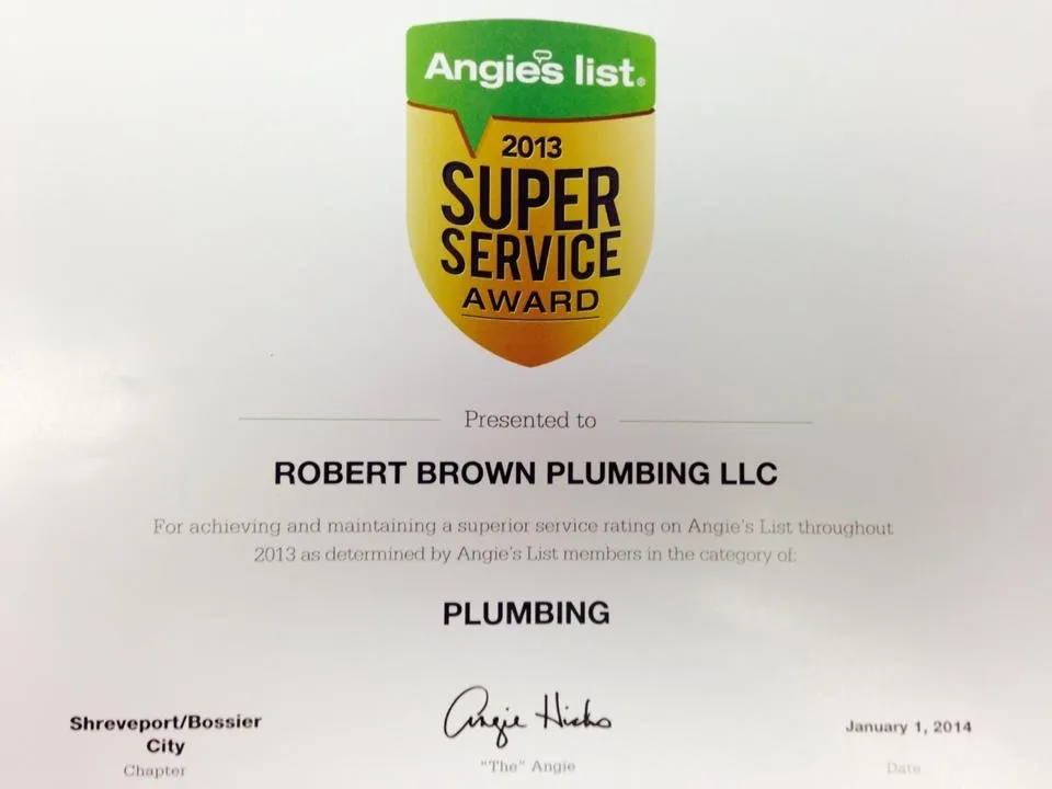 Slide of Robert Brown Plumbing