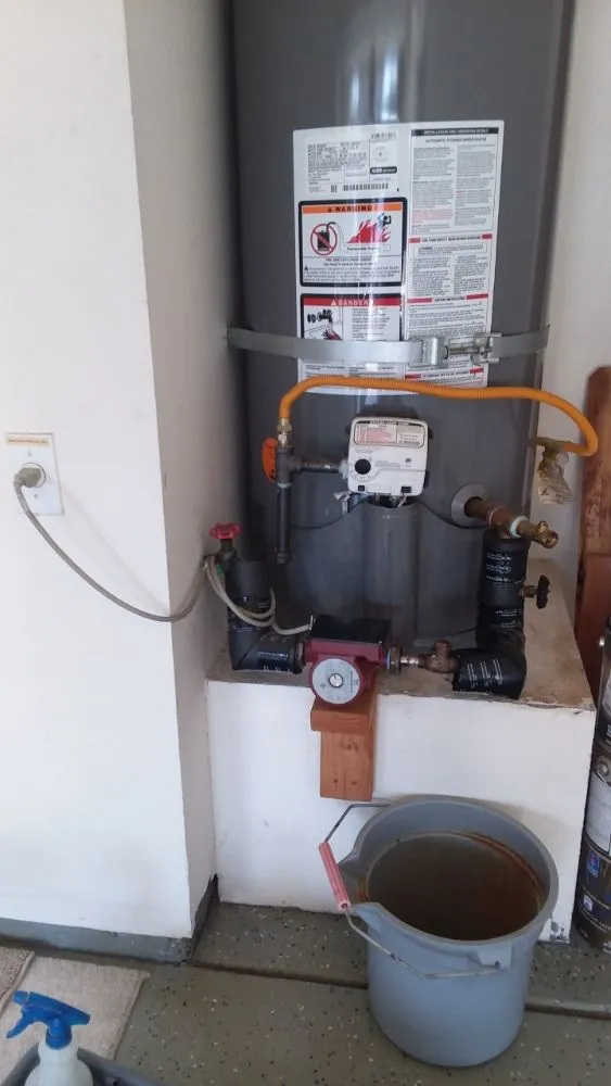 Slide of Robert's plumbing