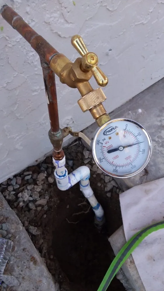 Slide of Robert's plumbing