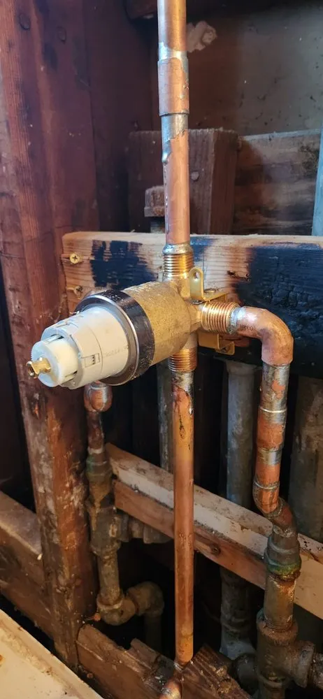 Slide of Robert's plumbing