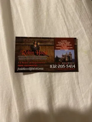 Robin Hood Construction Logo