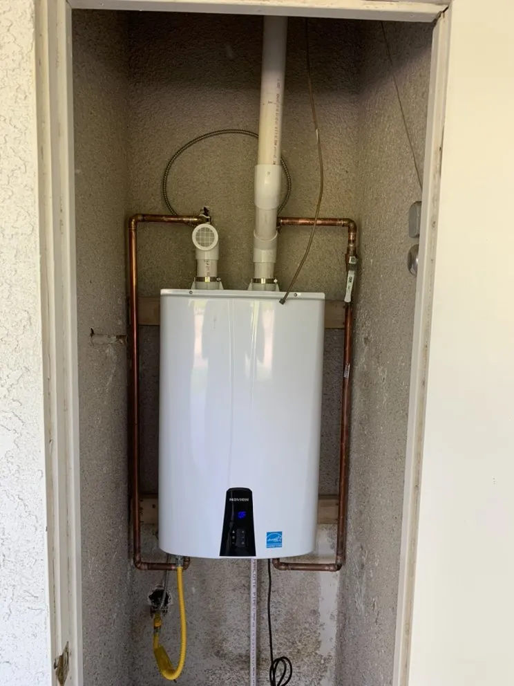 Professional water heater service in Palm Springs, CA by Robinson Plumbing, Heating, And Air