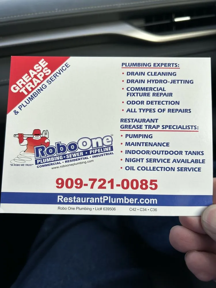Slide of Robo One Restaurant Plumbing