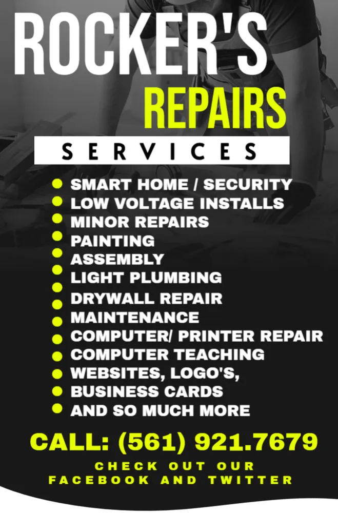 Slide of Rocker's Repairs