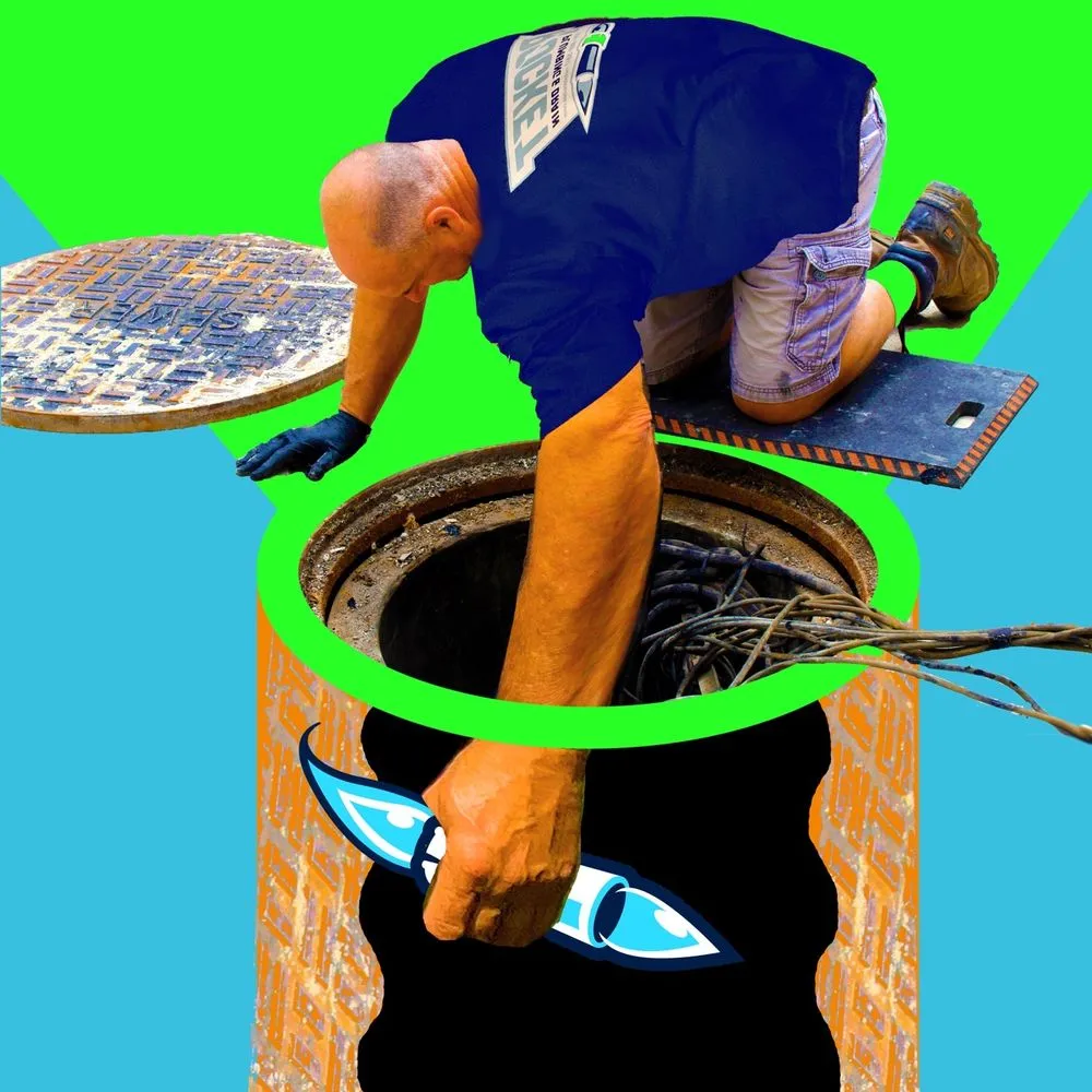 Slide of Rocket Plumbing and Drain