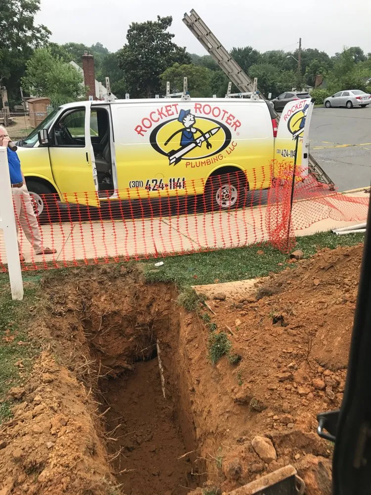 Slide of Rocket Rooter Plumbing