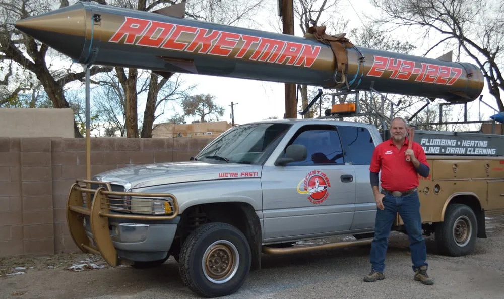 Slide of Rocketman Plumbing