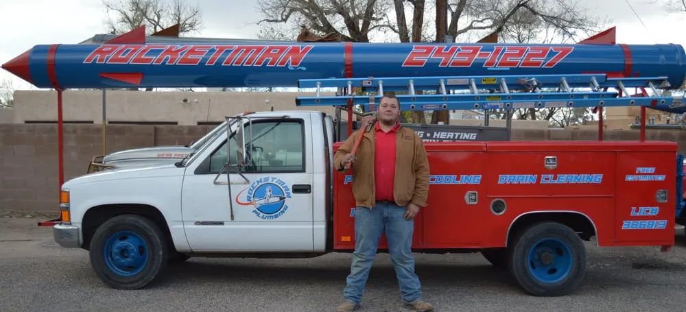 Slide of Rocketman Plumbing