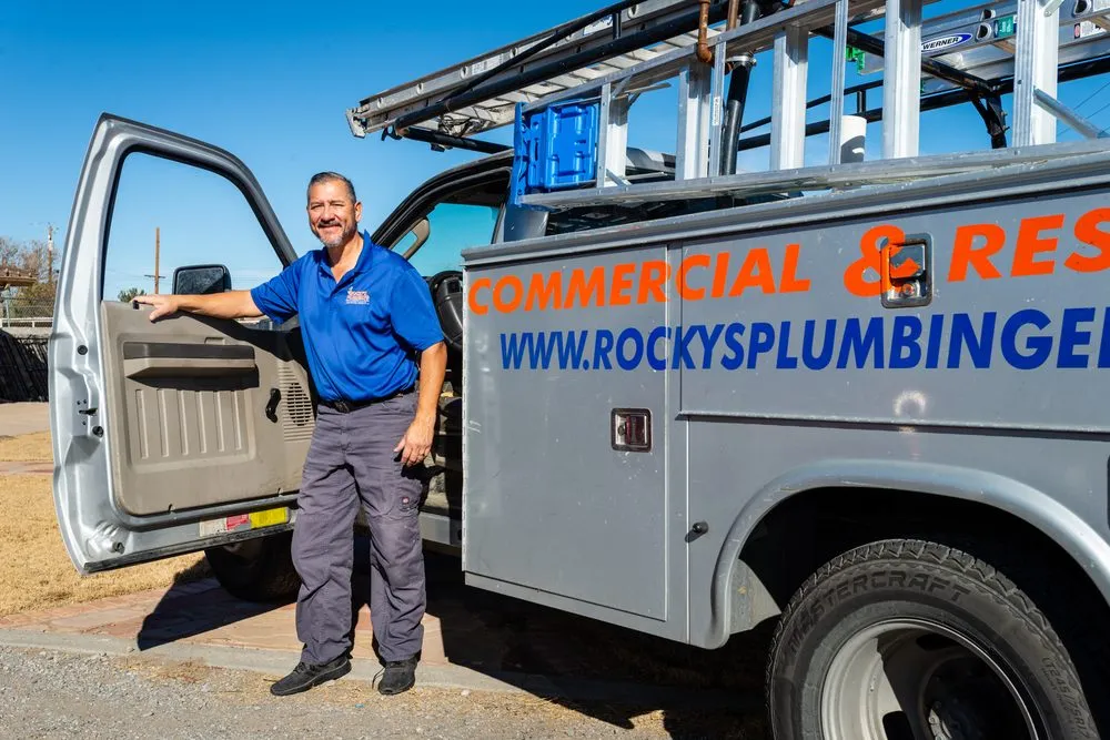 Slide of Rocky's Plumbing El Paso