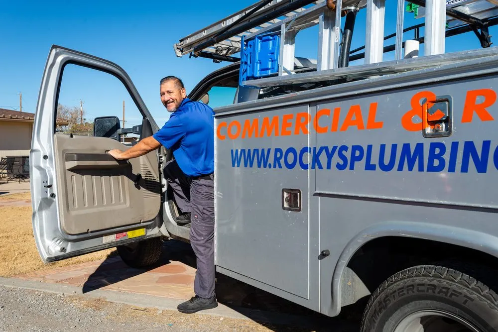 Slide of Rocky's Plumbing El Paso