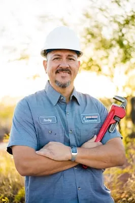 Rocky's Plumbing El Paso Logo