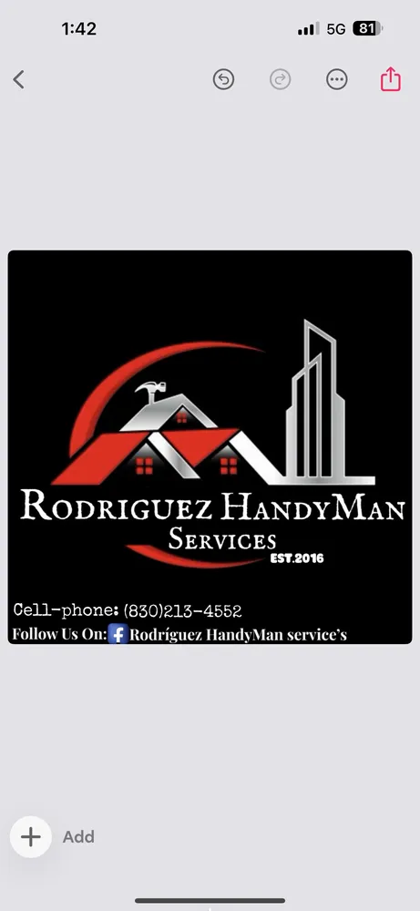 Slide of Rodriguez Handyman Services