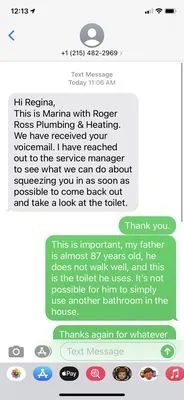 Roger Ross Plumbing Logo