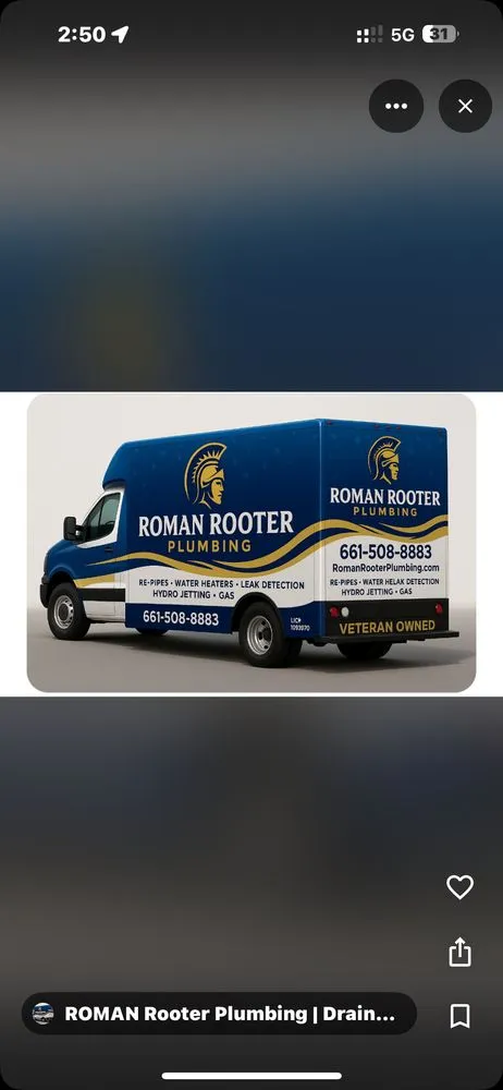 Slide of Roman Rooter Plumbing