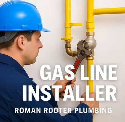 ROMAN Rooter Plumbing Logo