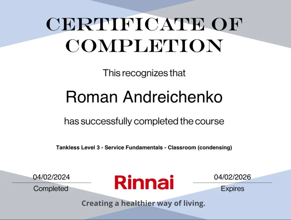 Slide of Roman’s Plumbing