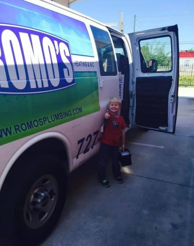 Slide of Romo's Plumbing & A/C