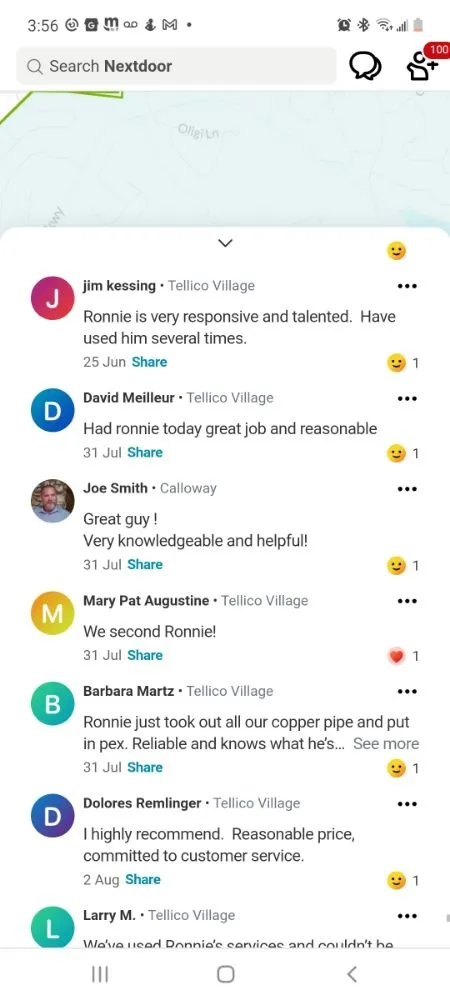 Slide of Ron's Plumbing Service