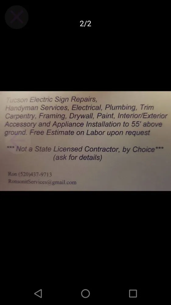 Slide of Ronsonit Multi-Trade Services