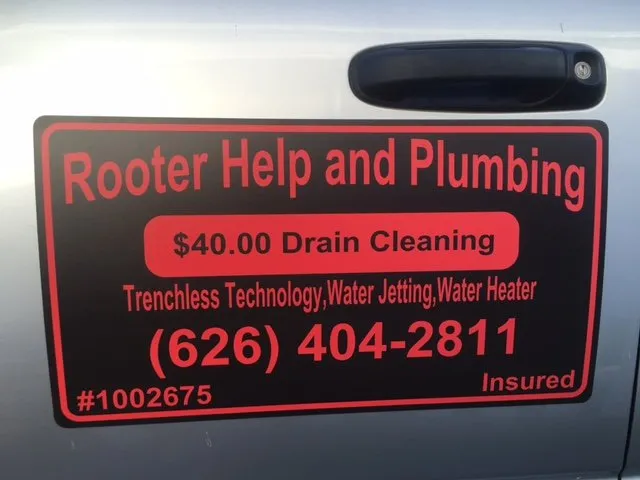 Slide of Rooter Help and Plumbing