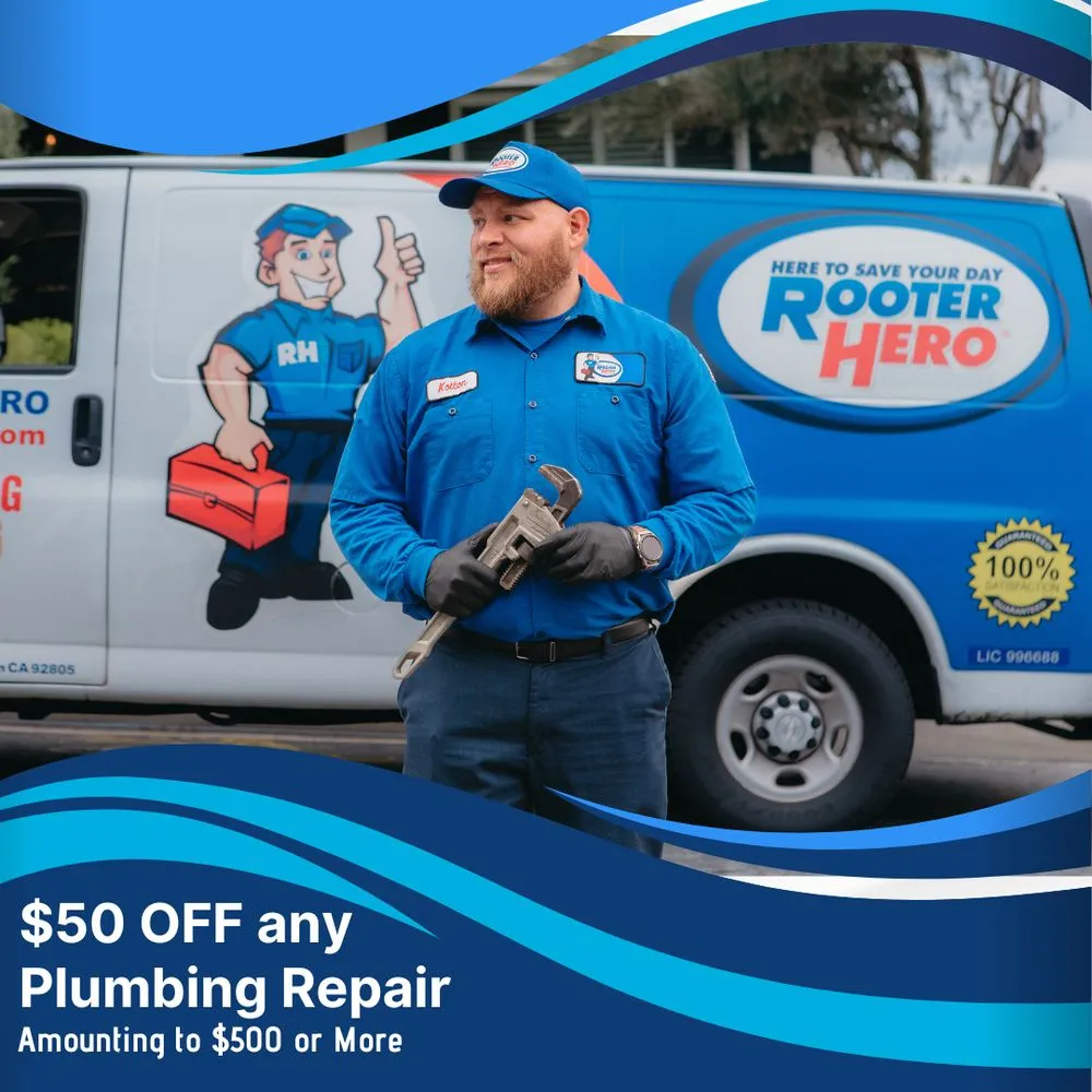Slide of Rooter Hero Plumbing & Air