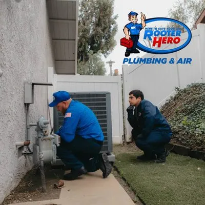 Rooter Hero Plumbing and Air of Norwalk Logo
