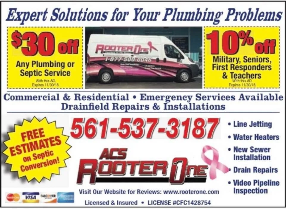 Trusted drain cleaning service in Fort Pierce, FL - Rooter One