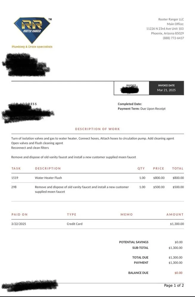 Slide of Rooter Ranger