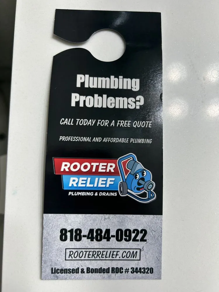 Slide of Rooter Relief plumbing & Drains