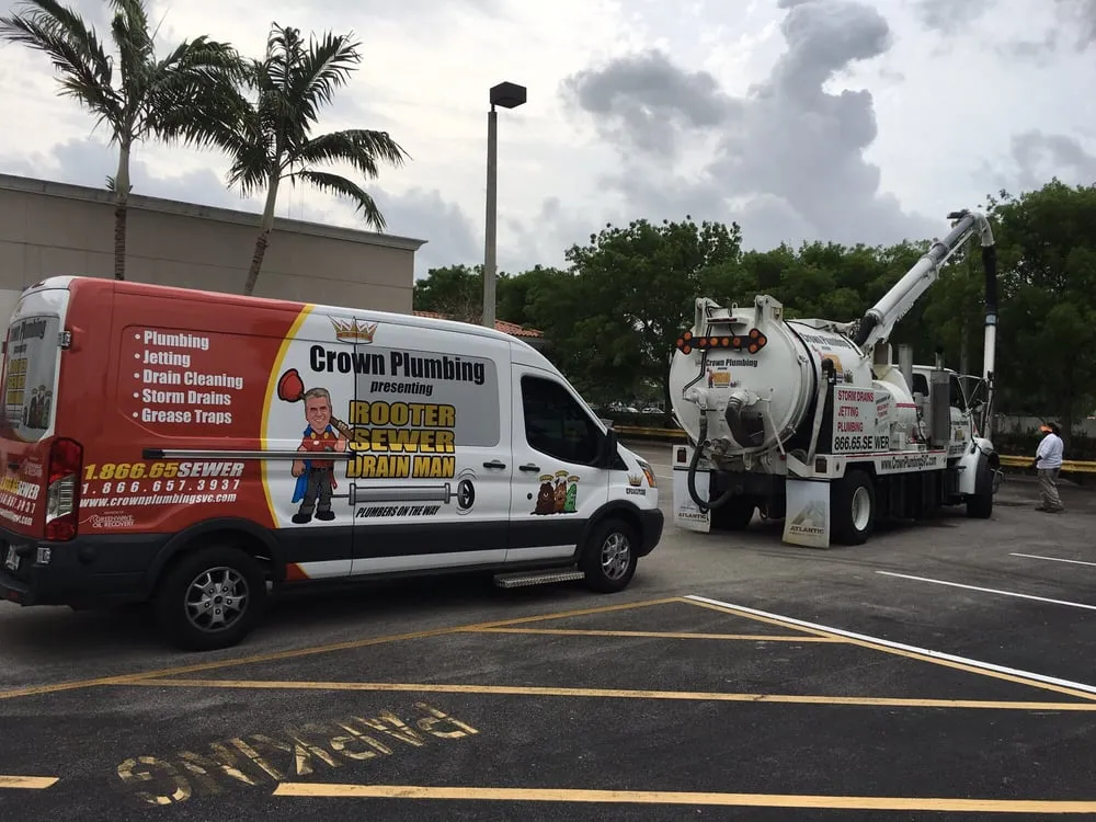 Slide of Rooter Sewer Drain Man