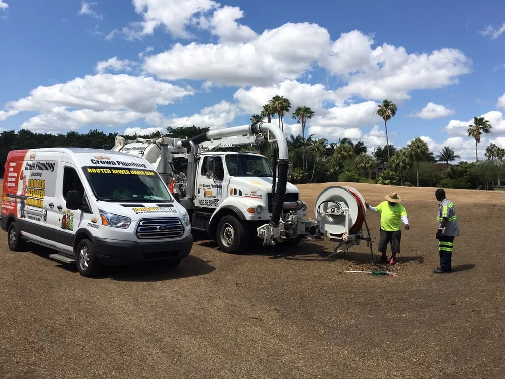 Slide of Rooter Sewer Drain Man