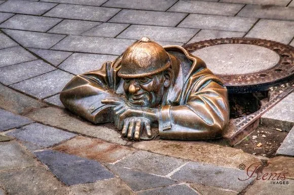 Slide of Rooter Sewer Drain Man