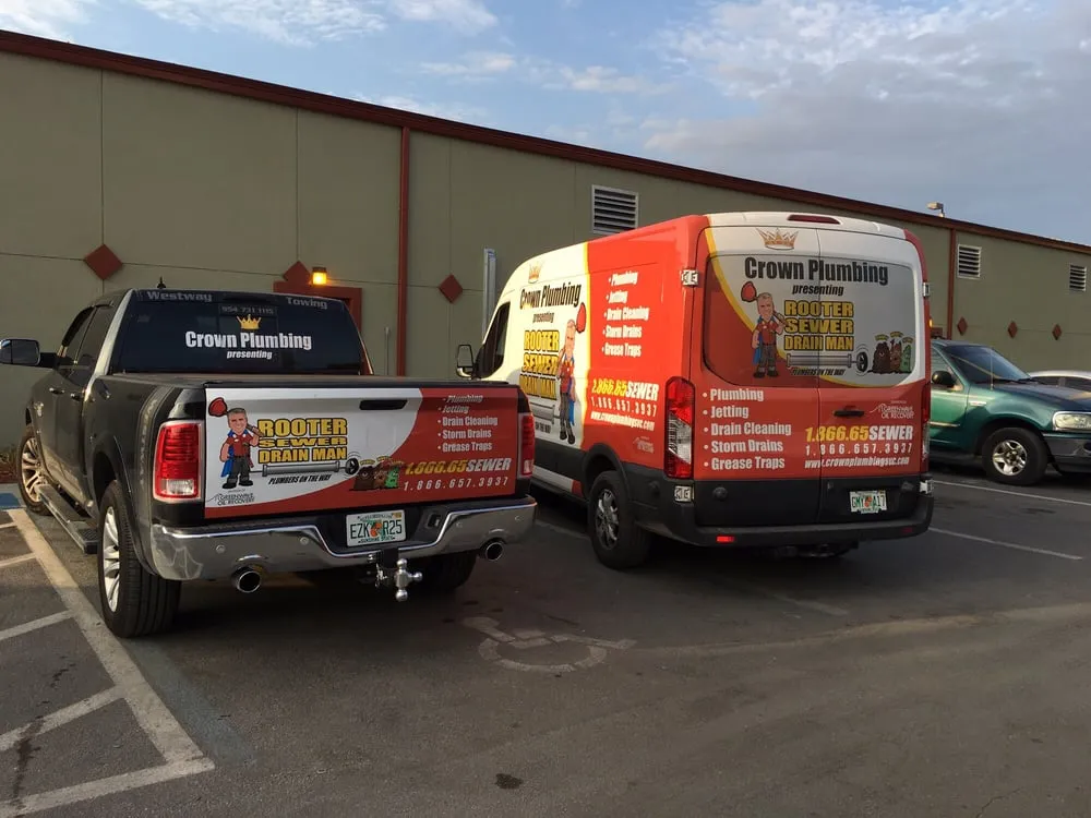 Slide of Rooter Sewer Drain Man