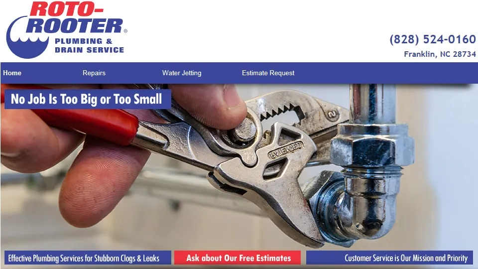 Slide of Roto-Rooter