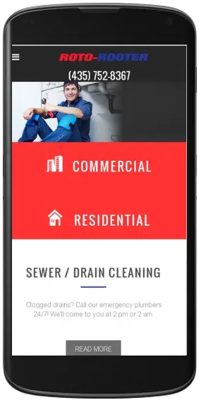 Slide of Roto-Rooter