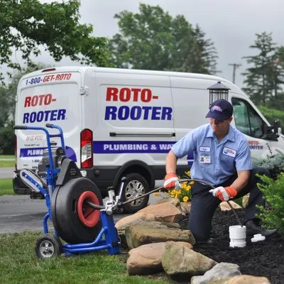 Roto-Rooter Plumbing & Water Cleanup Logo