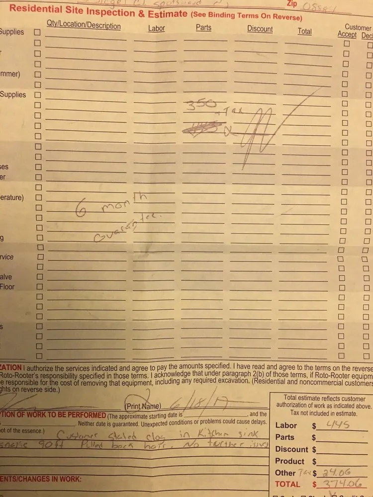 Slide of Roto-Rooter Plumbing & Water Cleanup