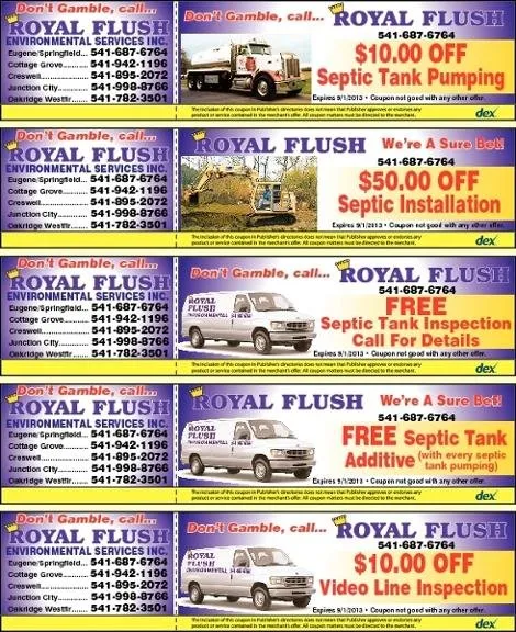 Slide of Royal Flush Environmental Services