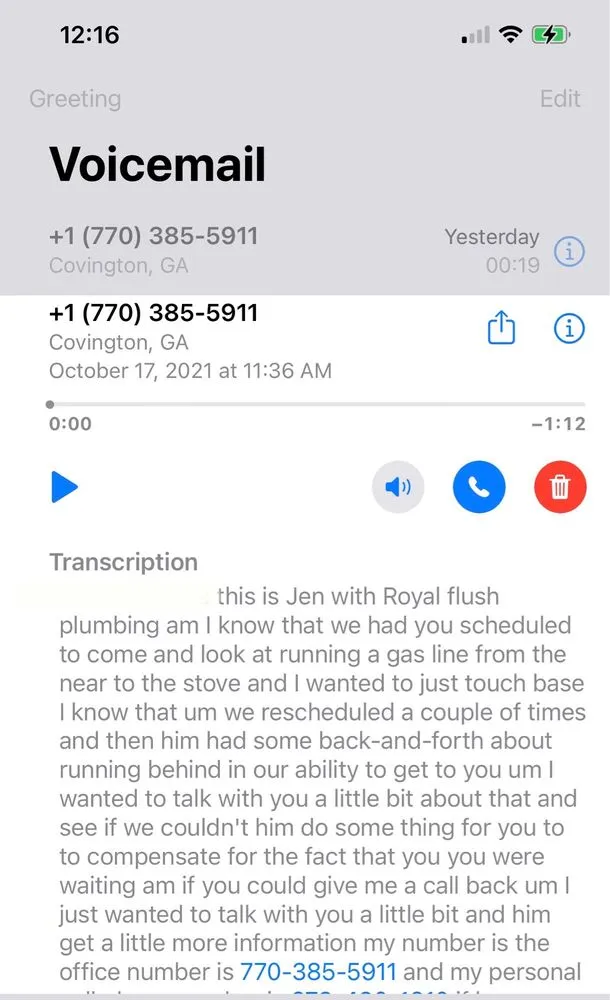 Slide of Royal Flush Plumbing - Snellville