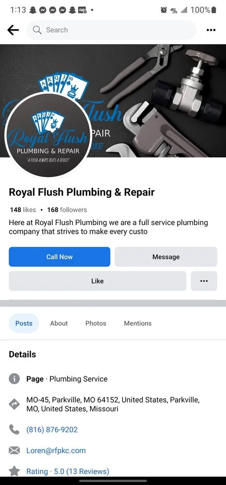 Affordable drain cleaning experts serving Mexico, MO - Royal Flush Plumbing & Home Repair