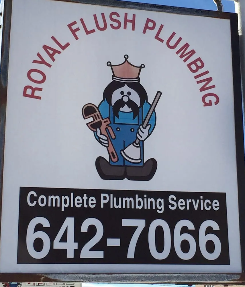 Slide of Royal Flush Plumbing