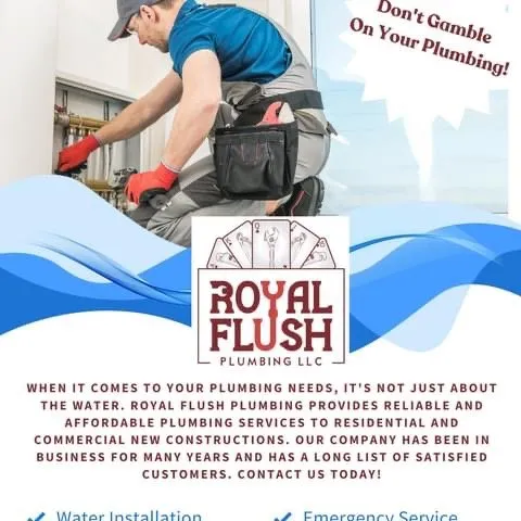 Slide of Royal Flush Plumbing