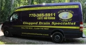 Slide of Royal Flush Plumbing