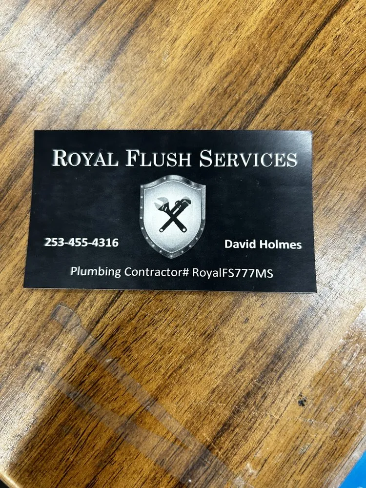 Slide of Royal Flush Services