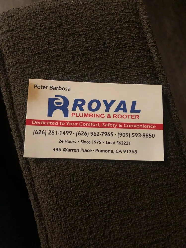 Slide of Royal Plumbing and Rooter