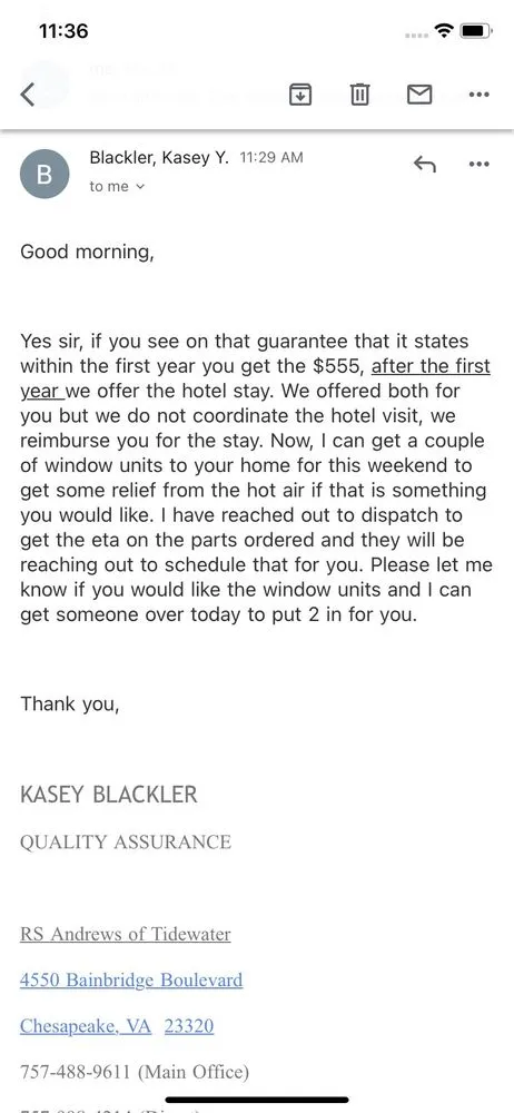 Professional drain cleaning for homes in Chesapeake, VA by RS Andrews of Tidewater