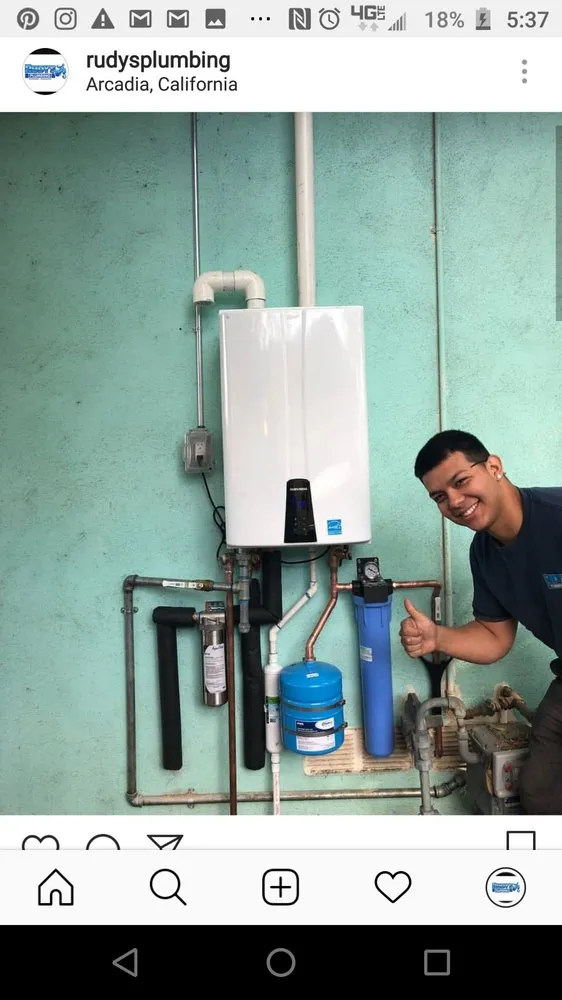 Slide of Rudy's Plumbing